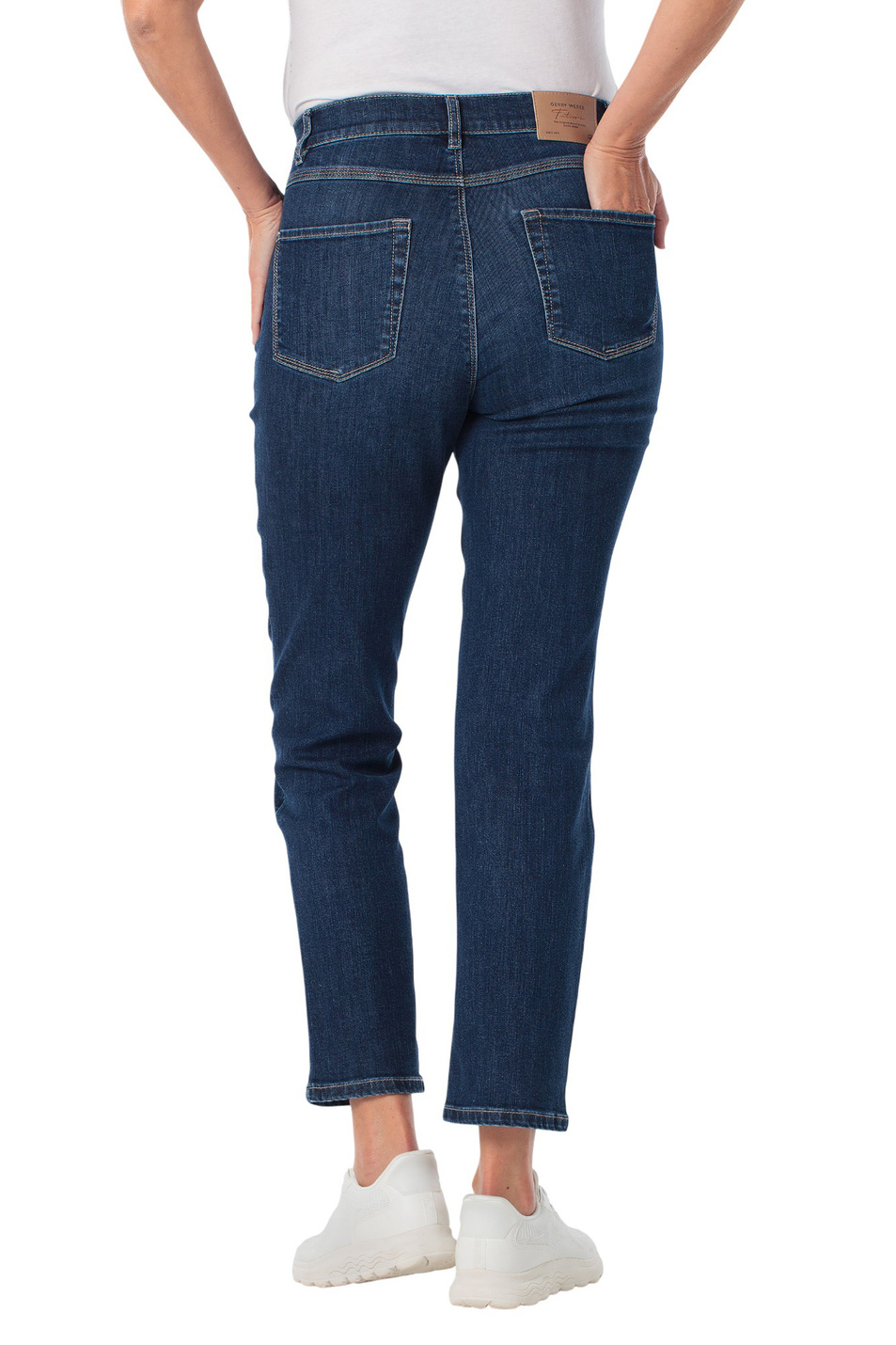 Женский Gerry Weber Джинсы из смесового хлопка (цвет ), артикул N67065 | Фото 4