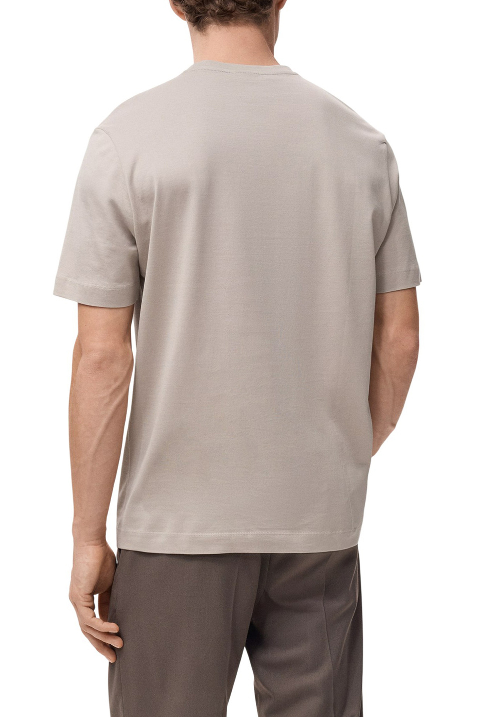 Мужской Mango Man Футболка BELLOW из хлопка (цвет ), артикул 27041264 | Фото 4