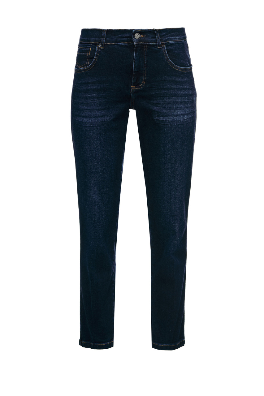 Укороченные джинсы Darleen|Основной цвет:Синий|Артикул:325810030 | Фото 1