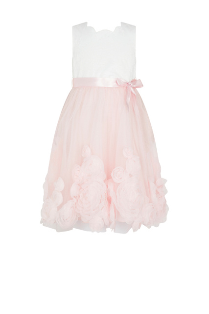Нарядное платье с пышной юбкой|Основной цвет:Розовый|Артикул:318054 | Фото 1