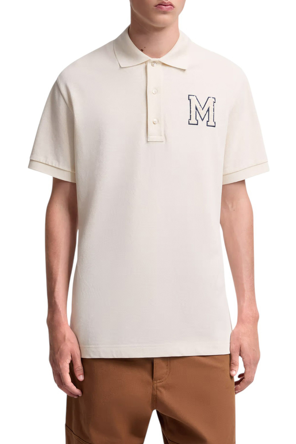 Мужской Moncler Поло из хлопка (цвет ), артикул K20918A00002-89A16 | Фото 3