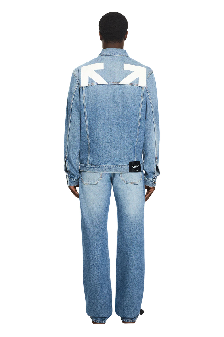 Мужской Off-White Джинсы Half Arrow из хлопка (цвет ), артикул OMYA18JS26DEN0024000 | Фото 4