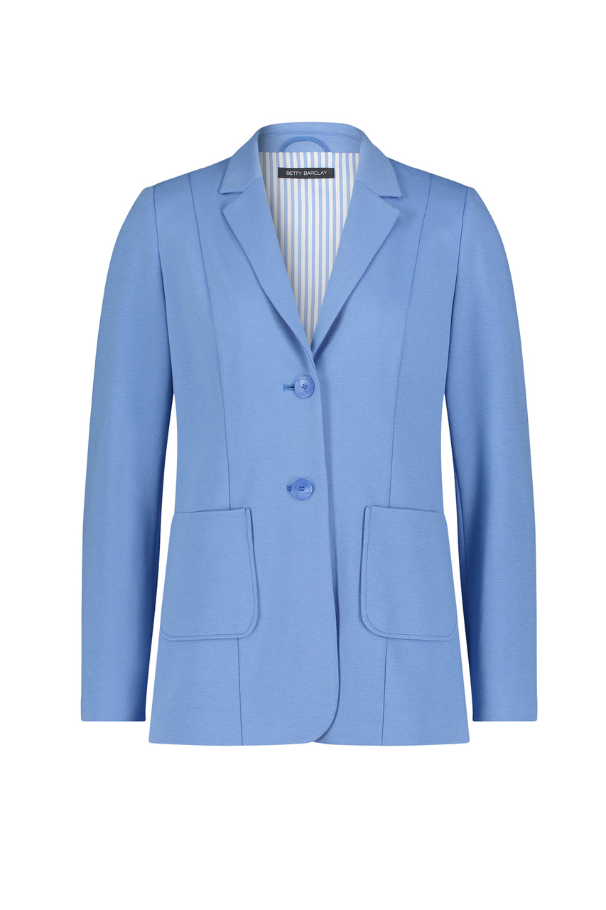 Однотонный пиджак|Основной цвет:Синий|Артикул:4204/2714 | Фото 1