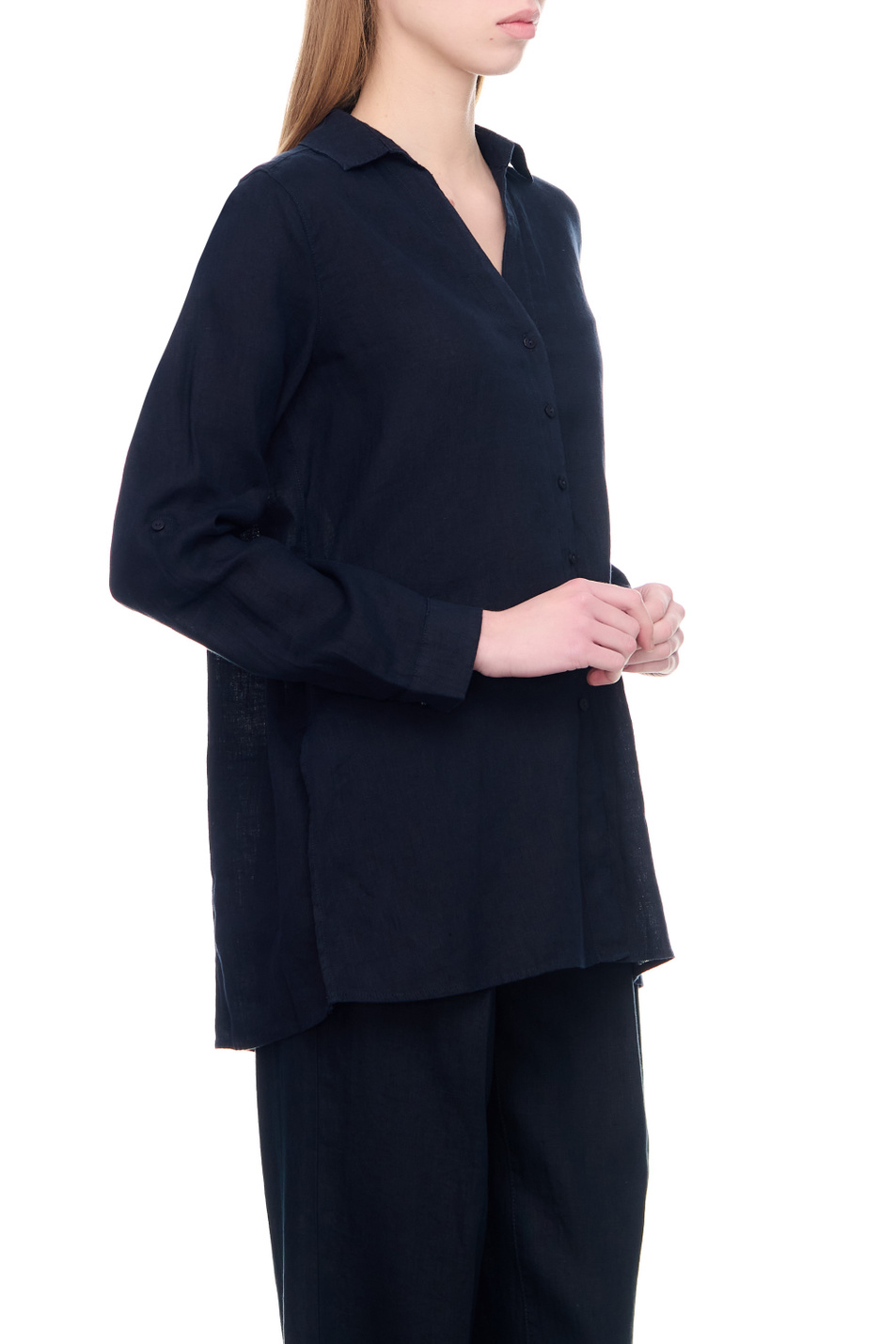 Женский Gerry Weber Рубашка из чистого льна (цвет ), артикул 860038-66435 | Фото 5