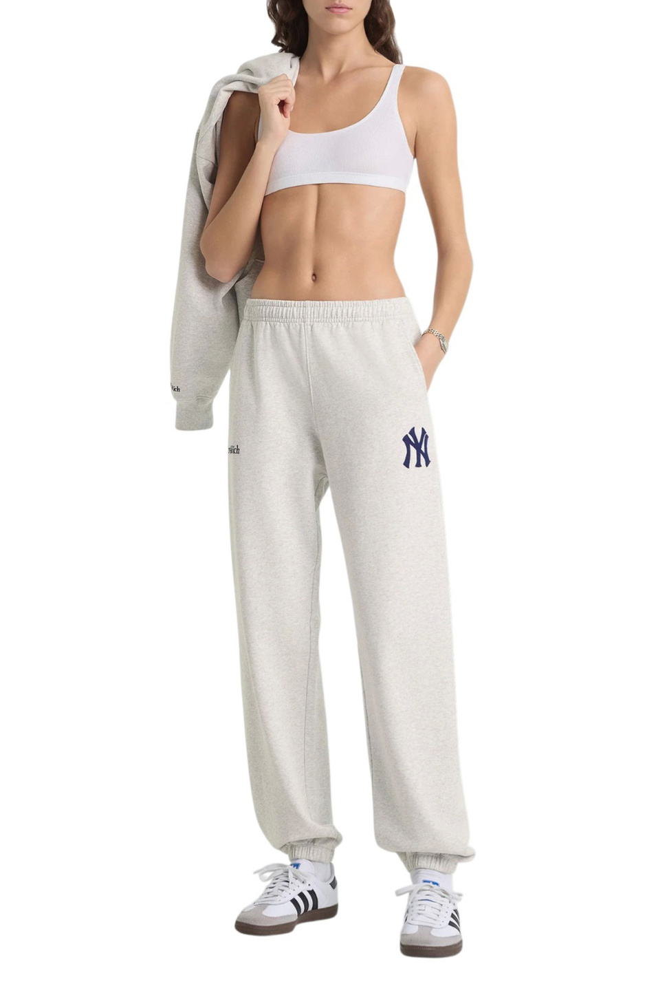 Женский Sporty & Rich Брюки Heritage Yankees Serif (цвет ), артикул PA036610300GY03 | Фото 2