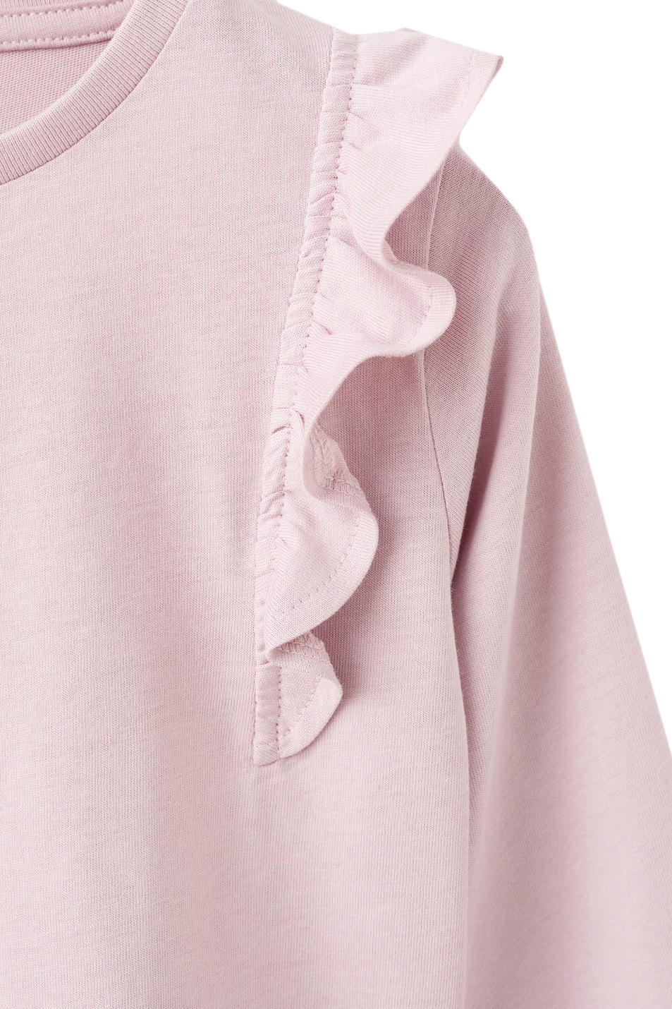 Девочкам Mango Kids Лонгслив ITALY с оборками (цвет ), артикул 27001340 | Фото 4