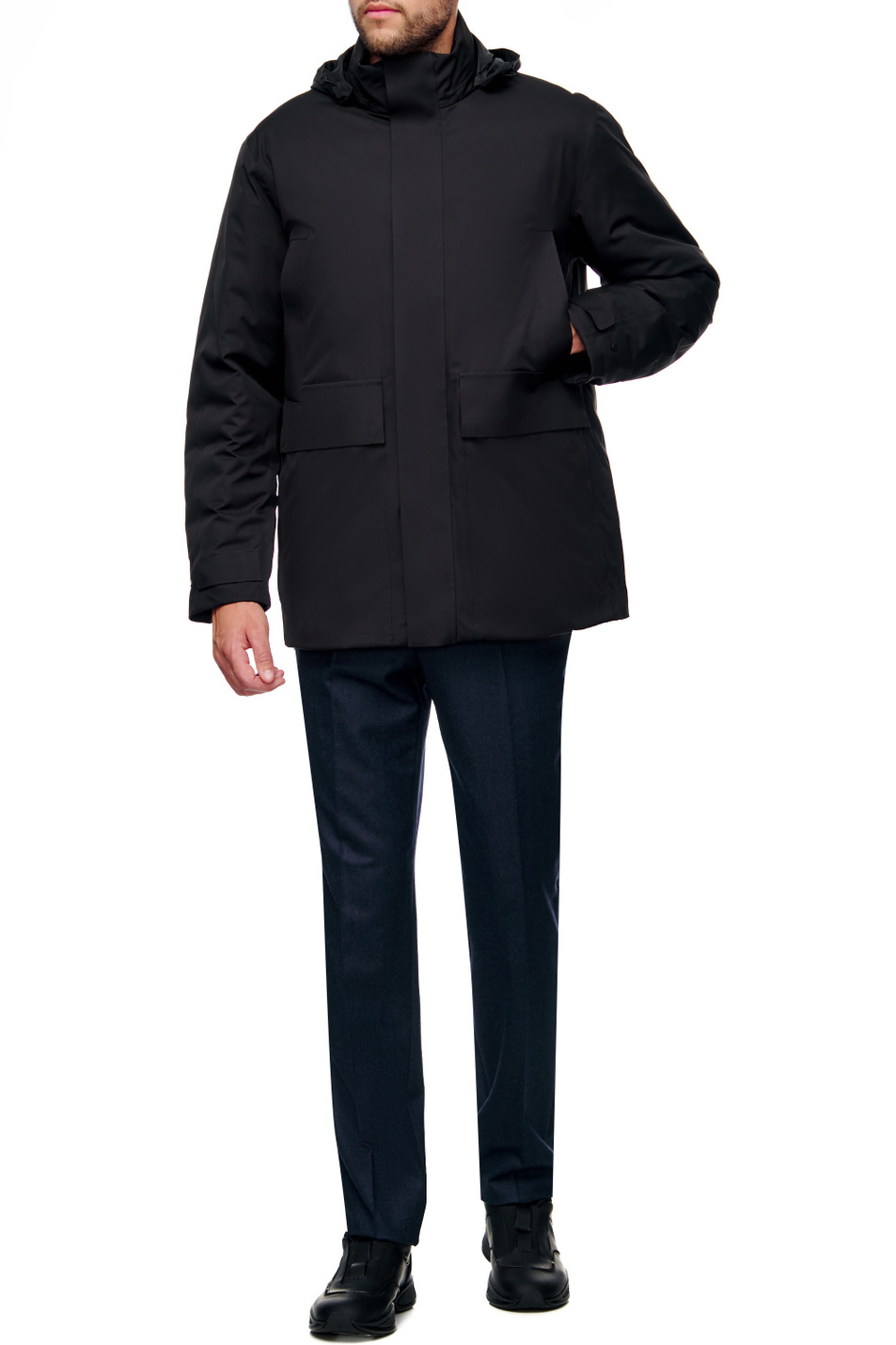 Мужской Zegna Куртка на молнии и кнопках (цвет ), артикул UATA8-A418-K09-R | Фото 2