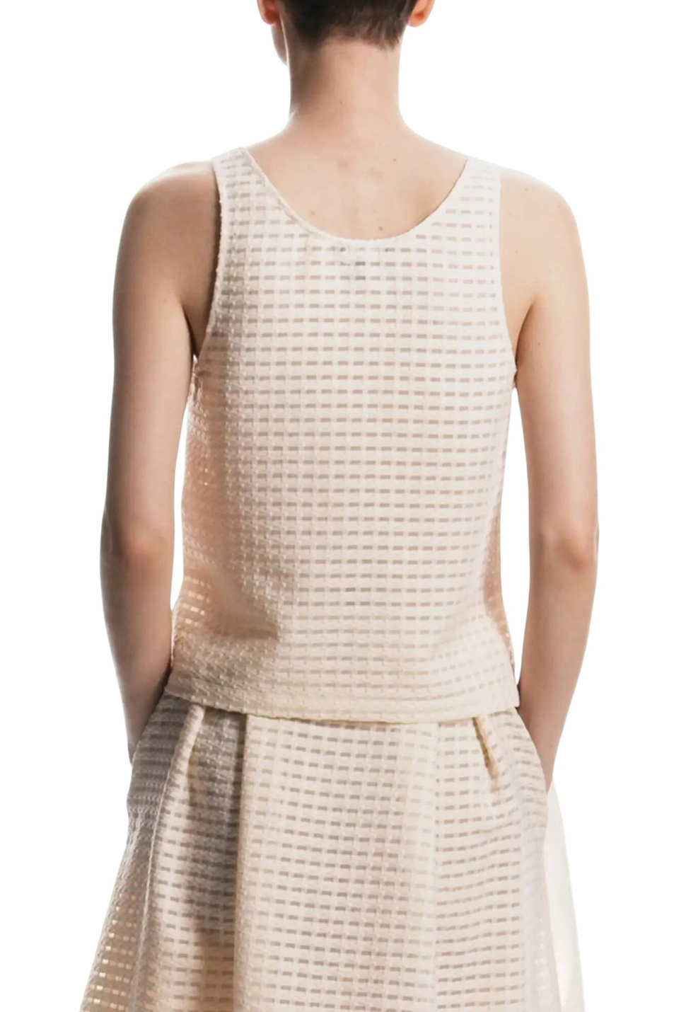 Женский Emporio Armani Топ из жаккарда (цвет ), артикул EW003441-AF20834 | Фото 5