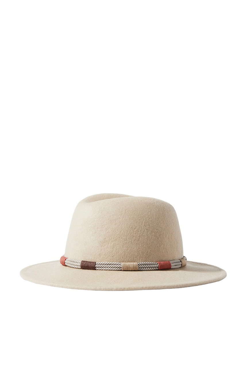 Шляпа из натуральной шерсти|Основной цвет:Бежевый|Артикул:215338 | Фото 1