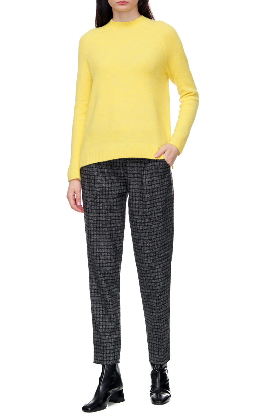 Женский Gerry Weber Брюки с высокой посадкой и принтом (цвет ), артикул 722030-66376-Citystyle | Фото 3