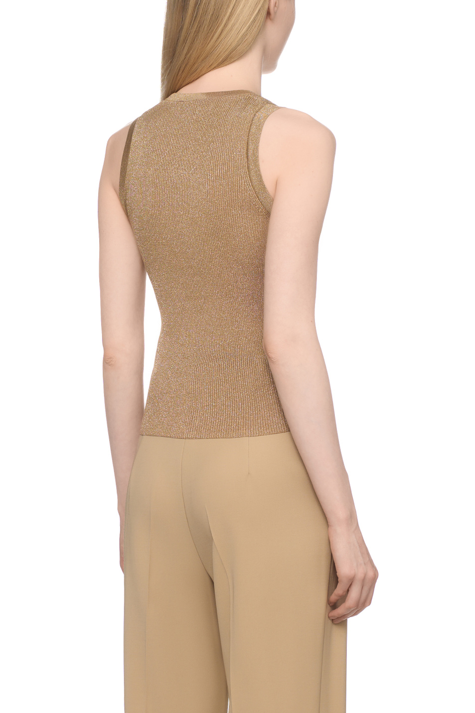 Женский Max Mara Топ ILMES с люрексом (цвет ), артикул 2526366071 | Фото 4
