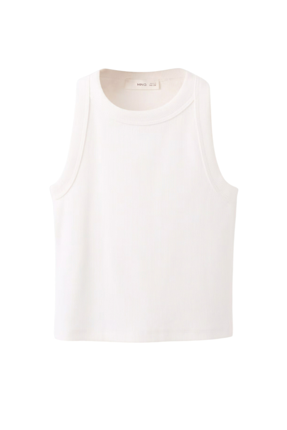 Девочкам Mango Kids Топ RIB из эластичного хлопка (цвет ), артикул 27016747 | Фото 1