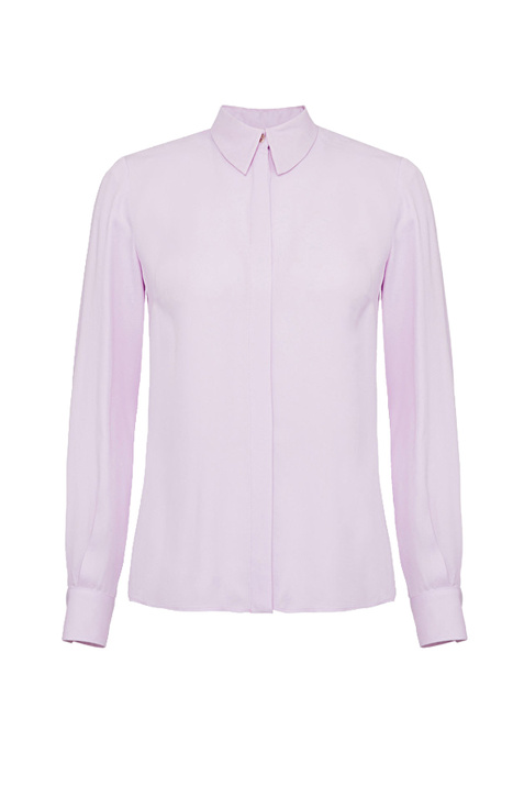 Elisabetta Franchi Базовая однотонная блузка ( цвет), артикул CA01621E2 | Фото 1