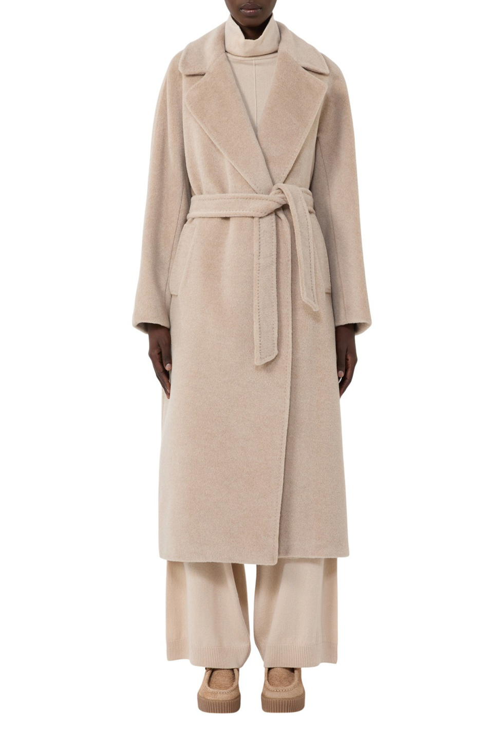 Женский Weekend Max Mara Пальто TEMPERA из смеси шерсти альпаки (цвет ), артикул 2525016082 | Фото 3