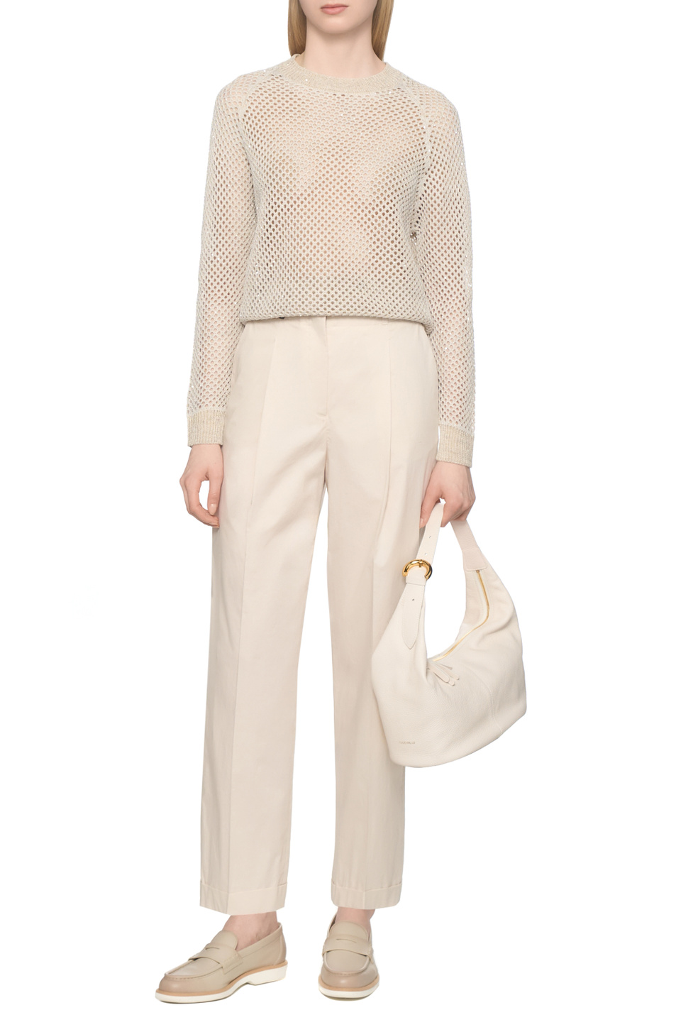 Женский Peserico Пуловер однотонный (цвет ), артикул A99029F07-9106B | Фото 3