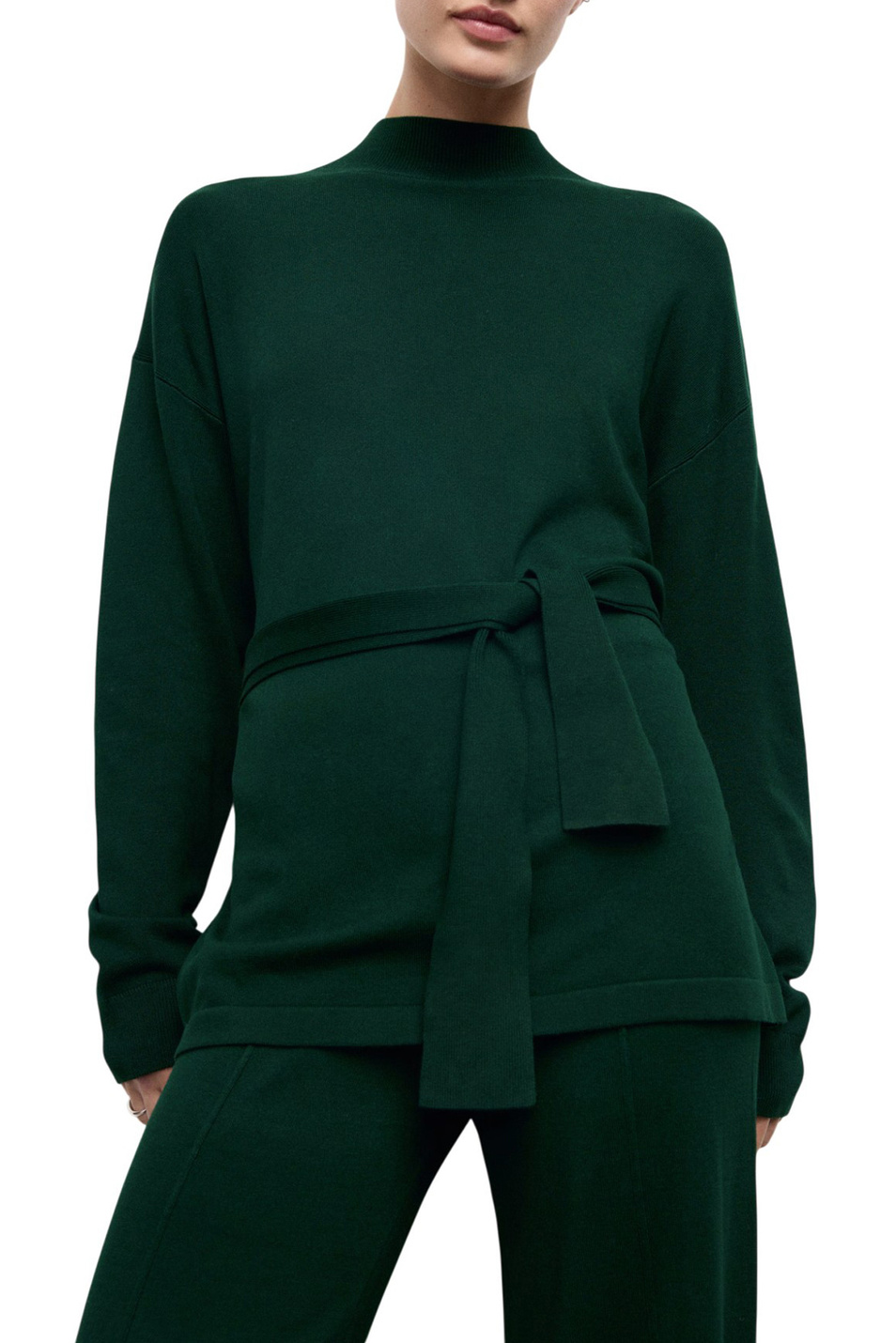 Женский Mango Джемпер VIEIRI с поясом (цвет ), артикул 17007830 | Фото 3