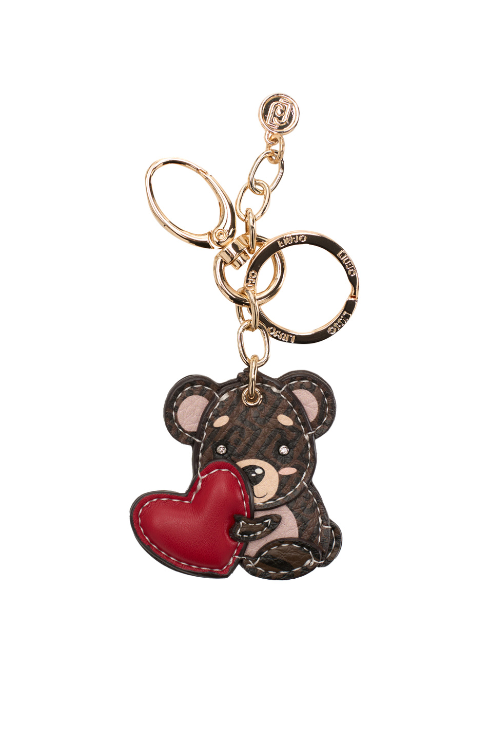 Брелок для ключей с логотипом|Основной цвет:Коричневый Женский Liu Jo Брелок для ключей с логотипом (цвет ), артикул AA6125E1118 | Фото 1