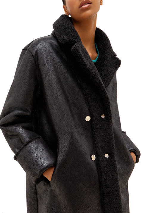 Liu Jo Двустороннее пальто с двубортной застежкой ( цвет), артикул TF2188E0790 | Фото 5