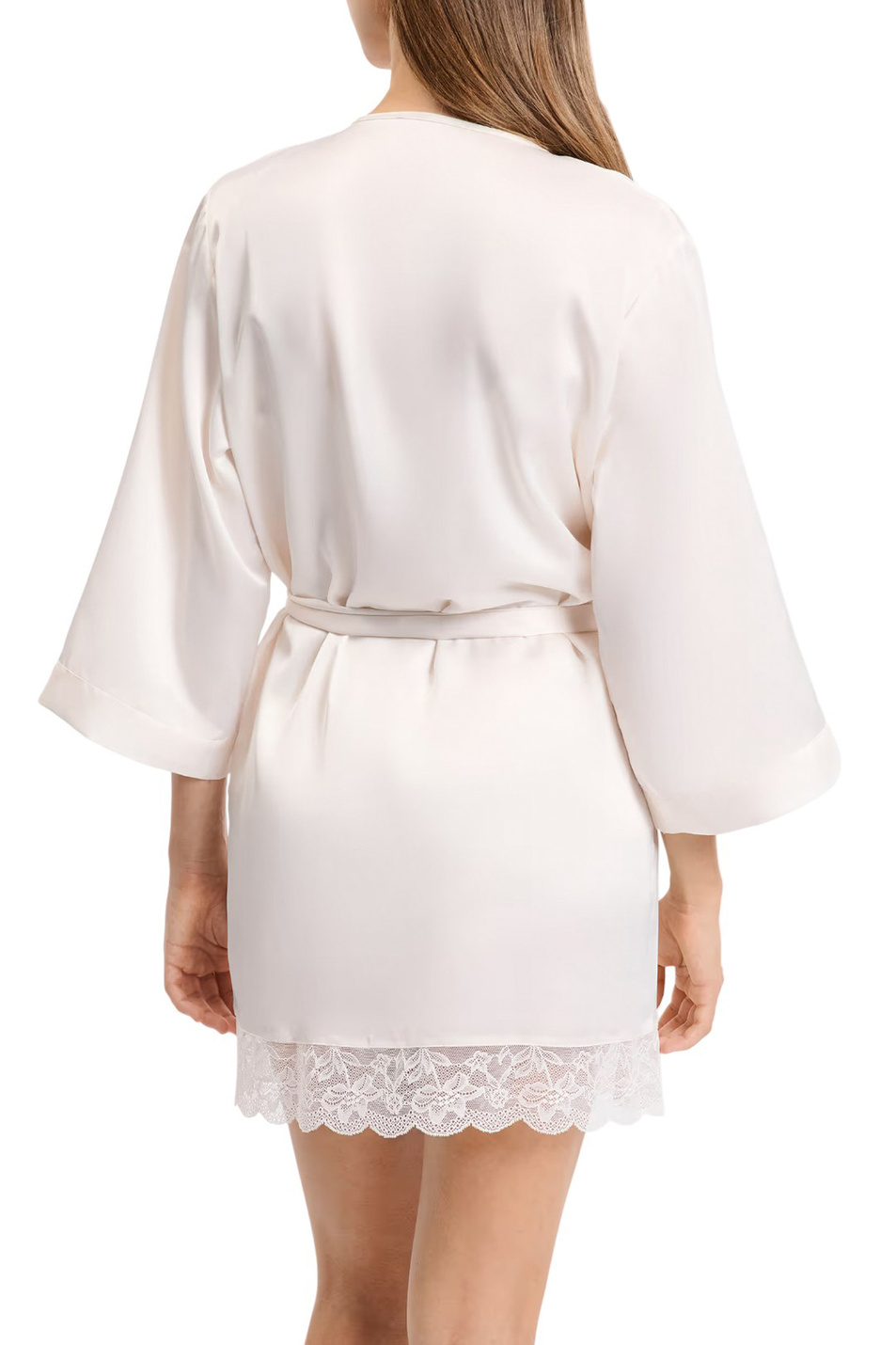 Женский Etam Халат DESIRE атласный с кружевными деталями (цвет ), артикул 6550814 | Фото 3