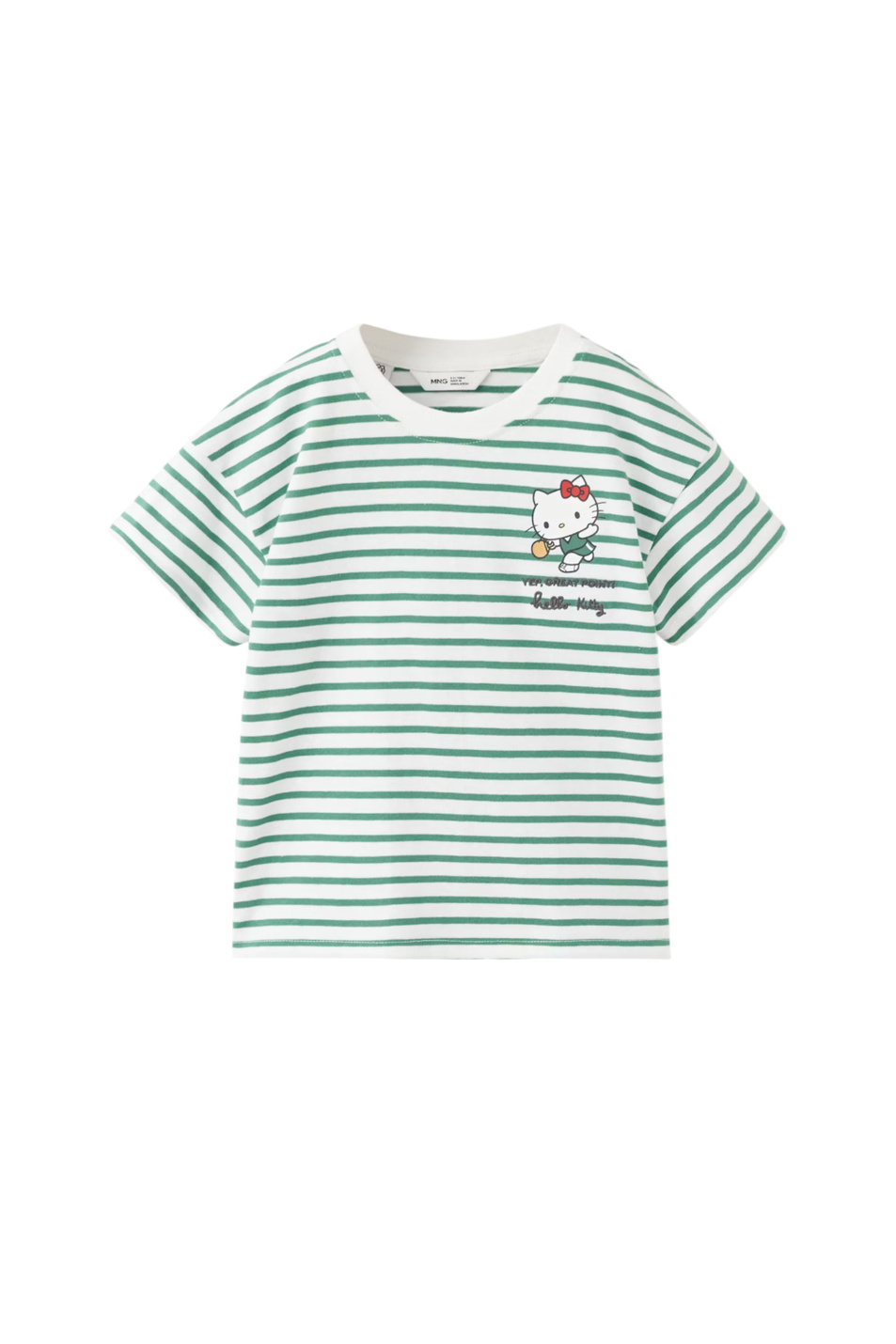 Девочкам Mango Kids Футболка HKPOINT из хлопка (цвет ), артикул 37063295 | Фото 1