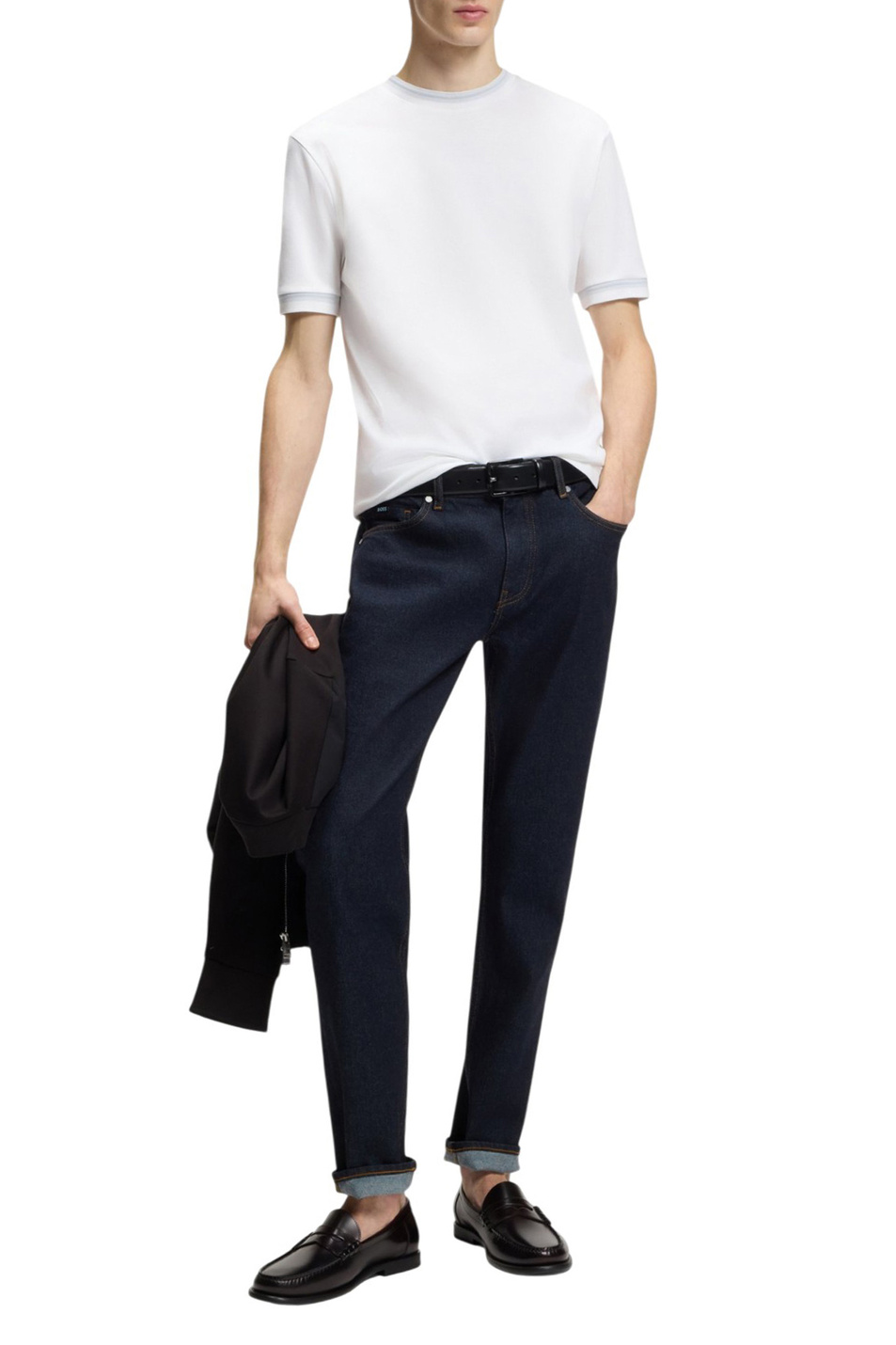 Мужской BOSS Футболка Tessler из хлопка (цвет ), артикул 50554536 | Фото 2