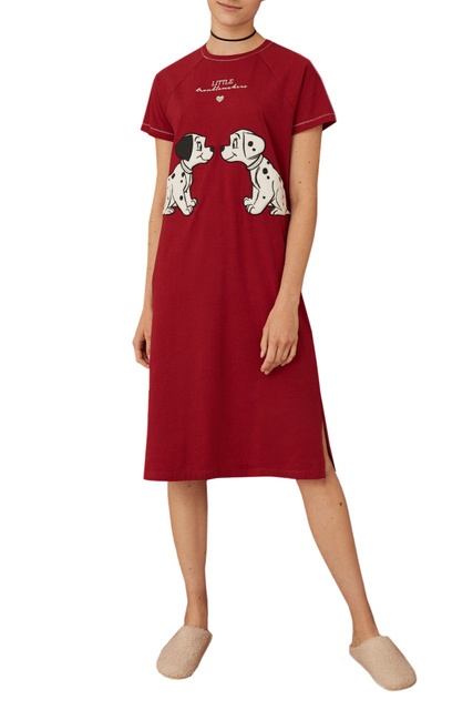 Сорочка ночная "101 далматинец"|Основной цвет:Красный|Артикул:4442104 | Фото 1