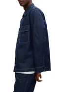Мужской BOSS Джинсовая куртка прямого кроя (цвет ), артикул 50477865 | Фото 4