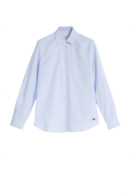 Рубашка FLINT из натурального хлопка|Основной цвет:Голубой|Артикул:51111127 | Фото 1