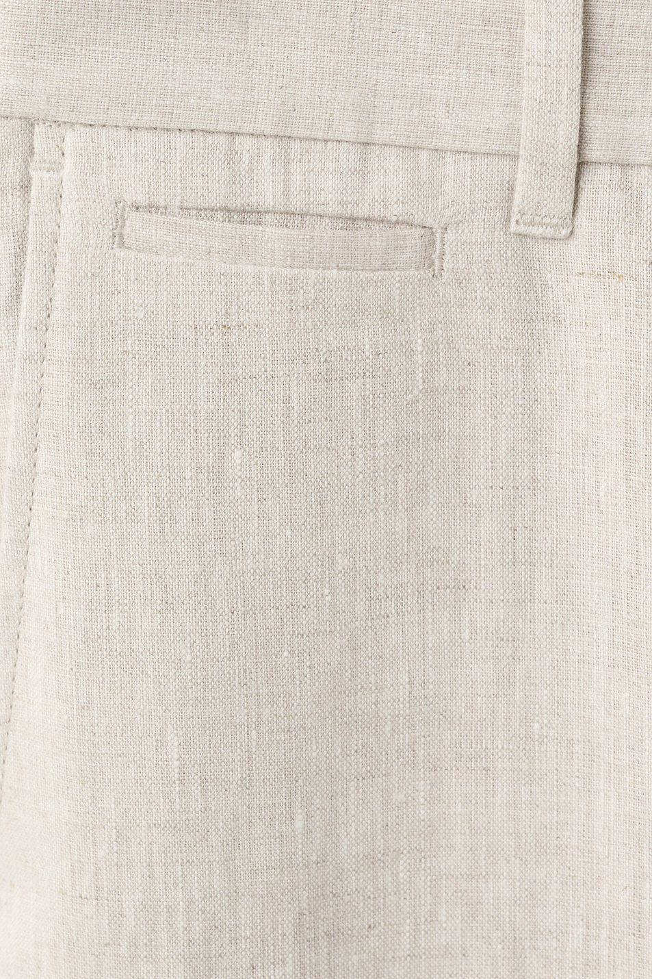 Мужской Mango Man Брюки OYSTER из льна (цвет ), артикул 27026711 | Фото 6