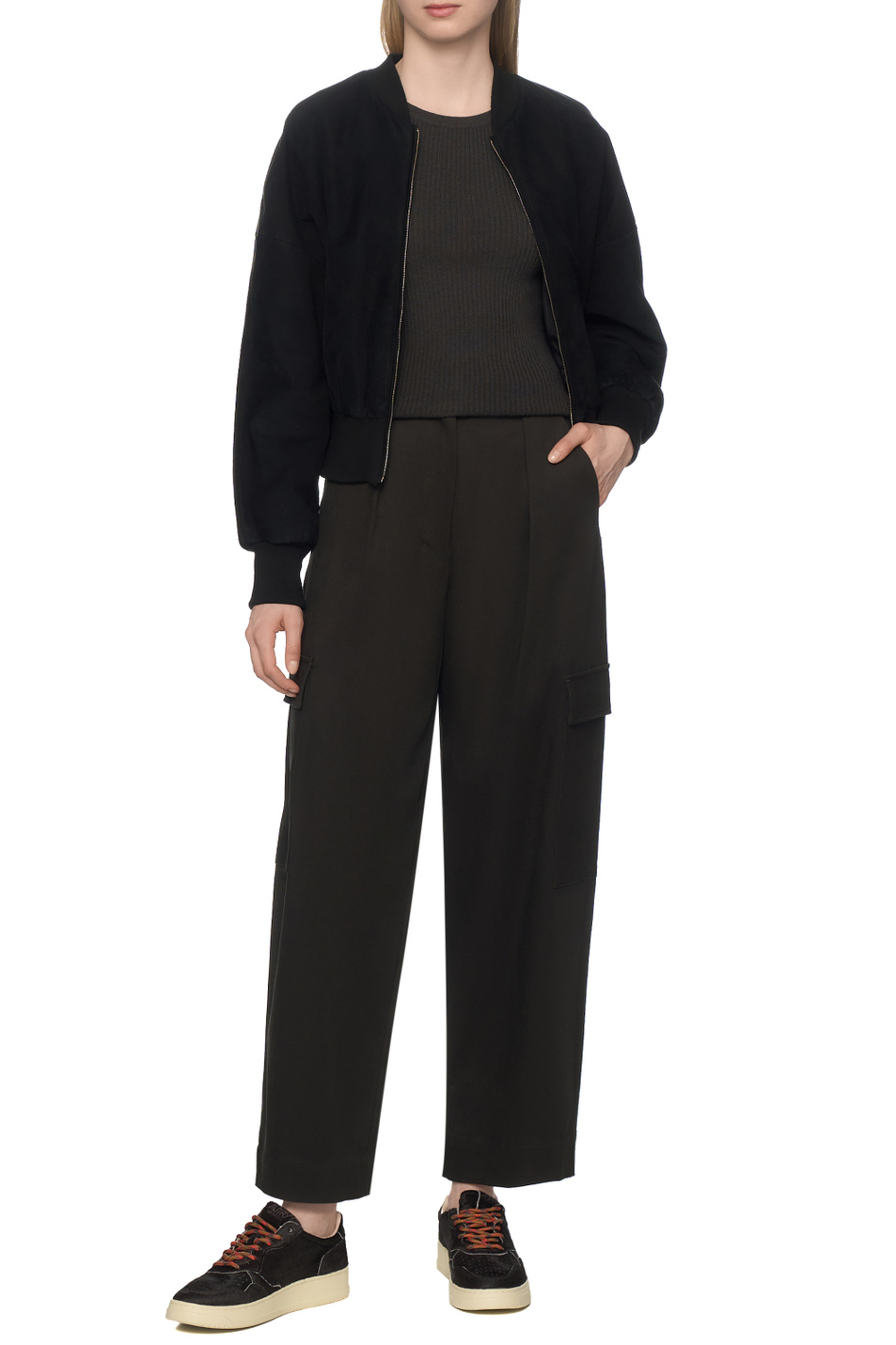 Топ CIPRO из шерсти и кашемира|Основной цвет:Зеленый Женский Max Mara Топ CIPRO из шерсти и кашемира (цвет ), артикул 2529366063 | Фото 3