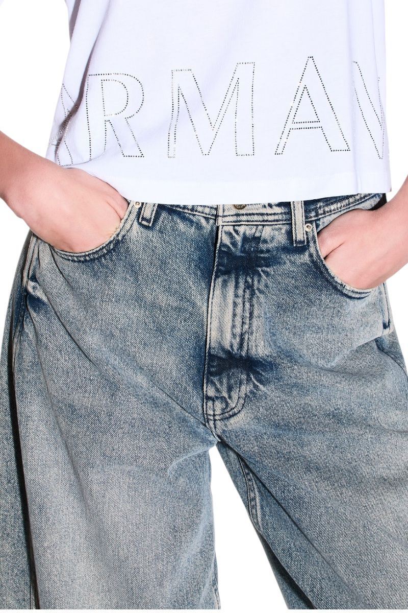 Женский Armani Exchange Футболка из хлопка (цвет ), артикул XW001709-AF17172 | Фото 3