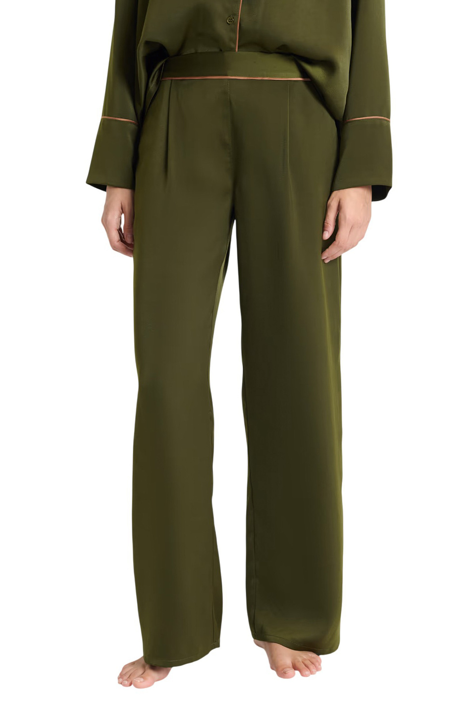 Женский Etam Брюки ERIKE из атласа (цвет ), артикул 6555704 | Фото 1