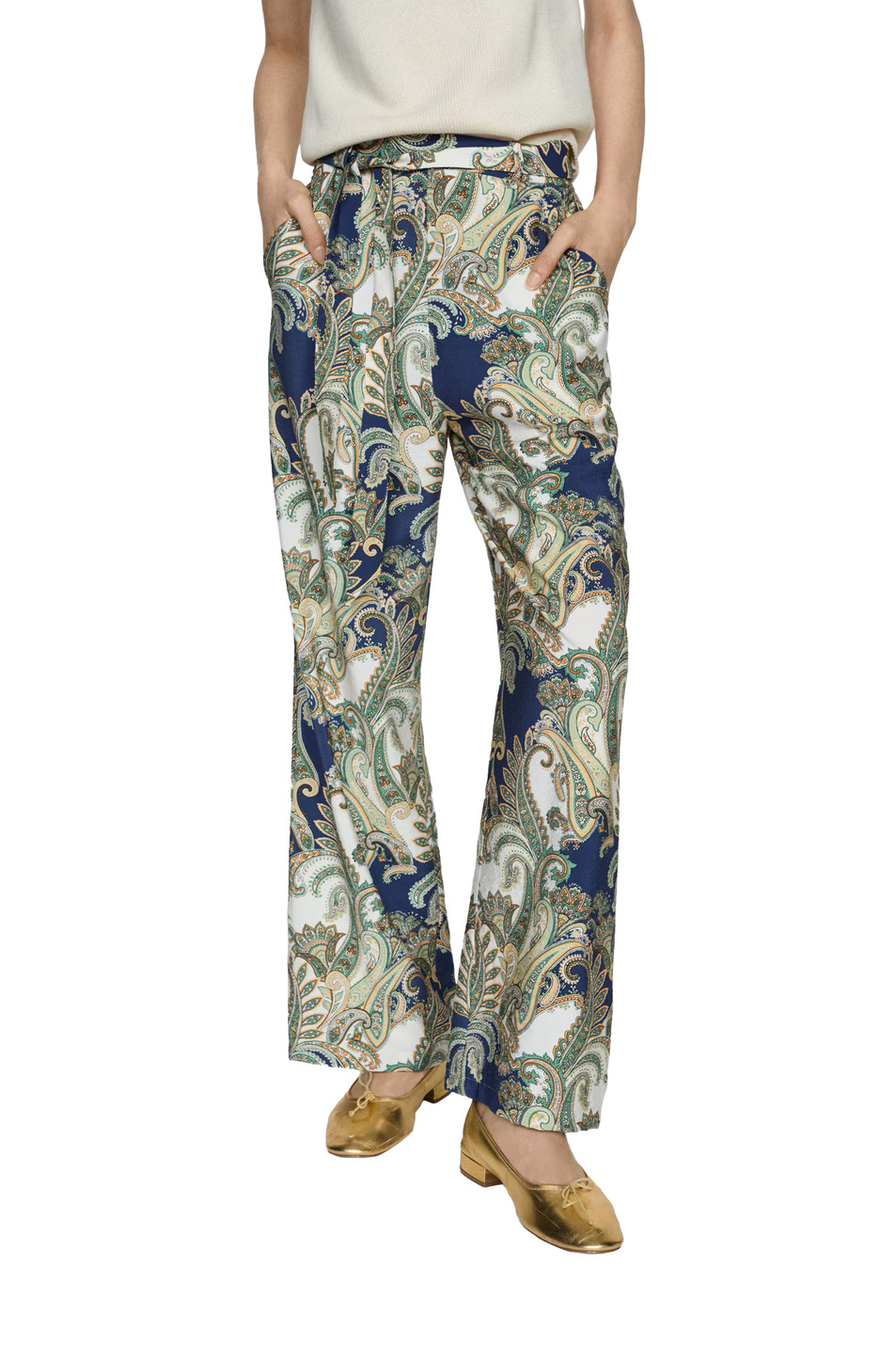 Женский Mango Брюки PAISLEY с принтом (цвет ), артикул 67058638 | Фото 3