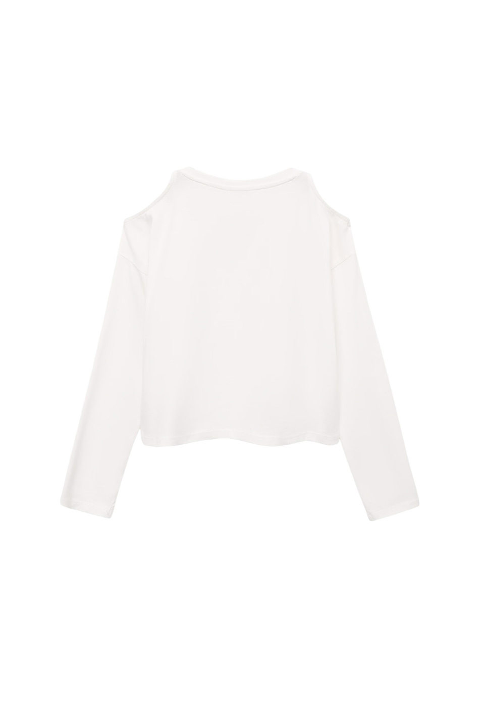 Джемпер CUTOUT из хлопка|Основной цвет:Белый Девочкам Mango Kids Джемпер CUTOUT из хлопка (цвет ), артикул 17004430 | Фото 2