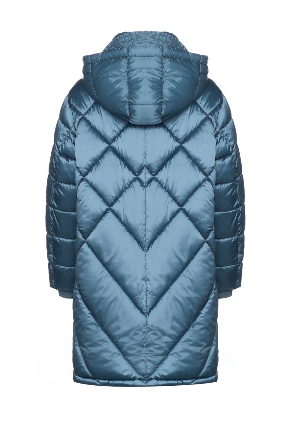 Пальто стеганое со съемным капюшоном|Основной цвет:Синий Женский Gerry Weber Пальто стеганое со съемным капюшоном (цвет ), артикул 250045-61031 | Фото 2