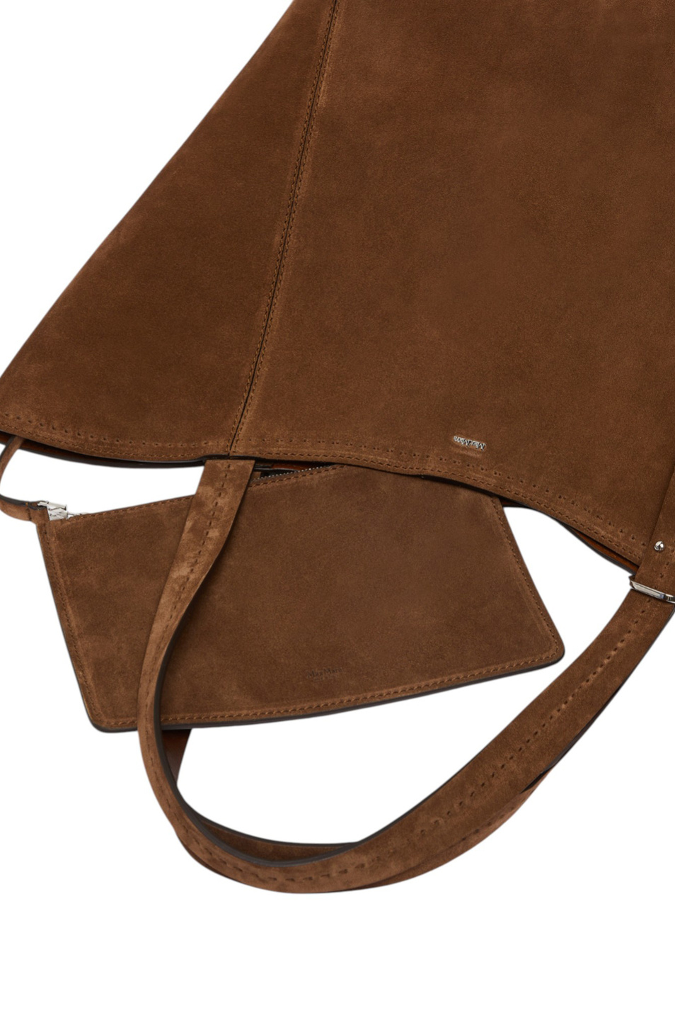 Женский Max Mara Сумка ARCHETIPO из натуральной замши (цвет ), артикул 2524516091 | Фото 4