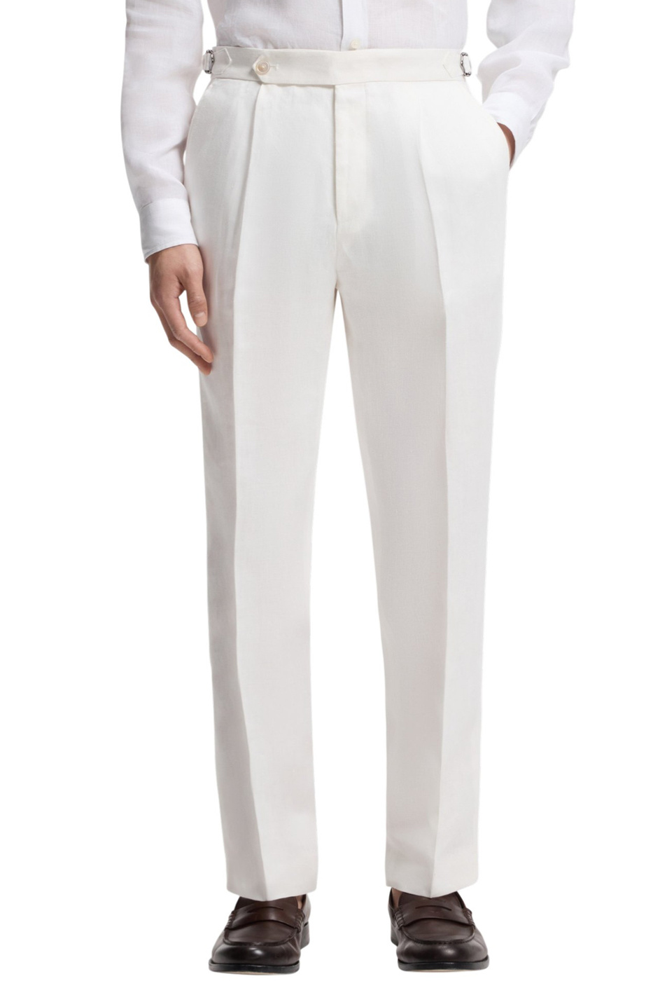 Мужской BOSS Брюки Perino из льна (цвет ), артикул 50563231 | Фото 3