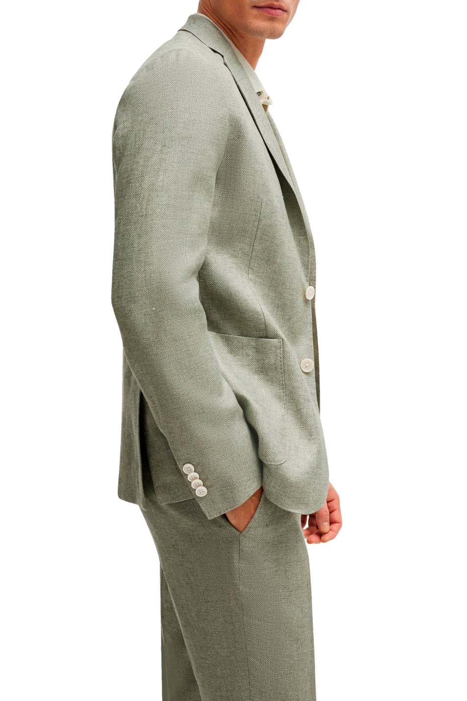 Мужской BOSS Пиджак с накладными карманами (цвет ), артикул 50514618 | Фото 4