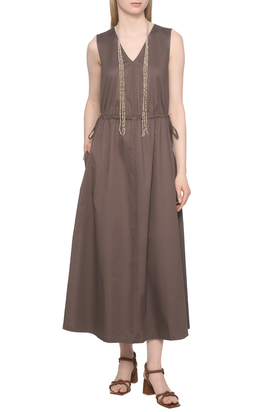 Женский Peserico Платье однотонное (цвет ), артикул A02724-01979 | Фото 3