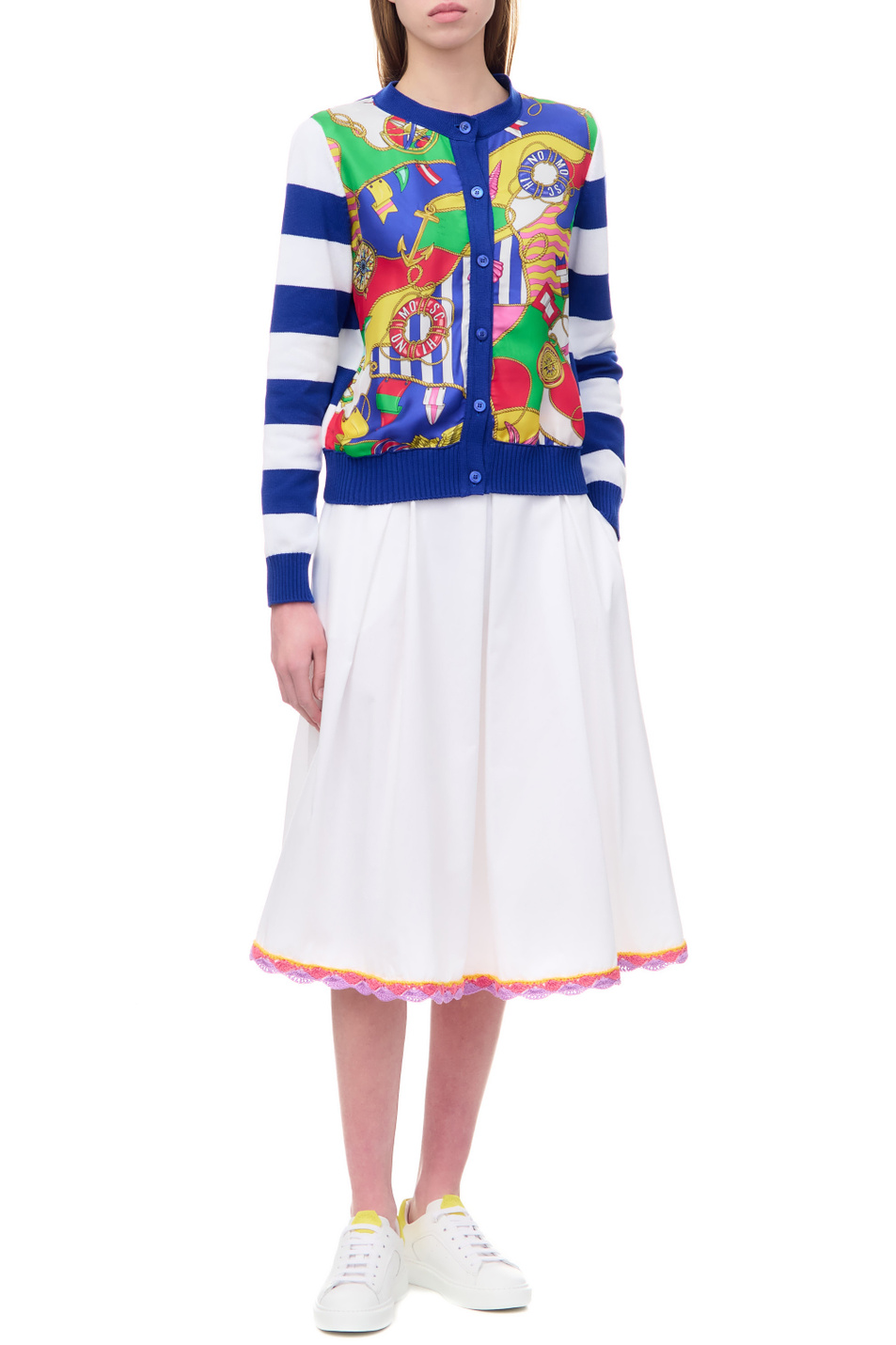 Женский Moschino Юбка с контрастными деталями (цвет ), артикул A0123-0529 | Фото 3