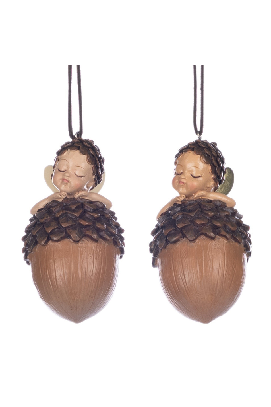 Елочная игрушка "Ребенок-желудь", 10см, в ассорт.|Основной цвет:Коричневый Не имеет пола Goodwill Елочная игрушка "Ребенок-желудь", 10см, в ассорт. (цвет ), артикул D 44010 | Фото 1