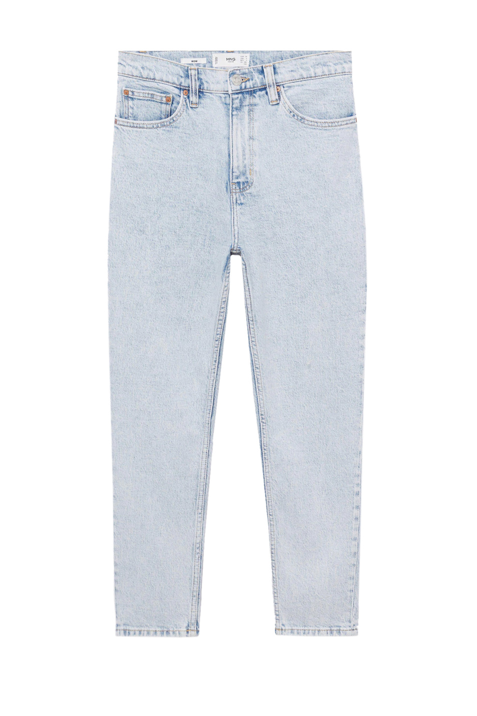 Женский Mango Джинсы mom-fit из эластичного хлопка (цвет ), артикул 17010571 | Фото 1