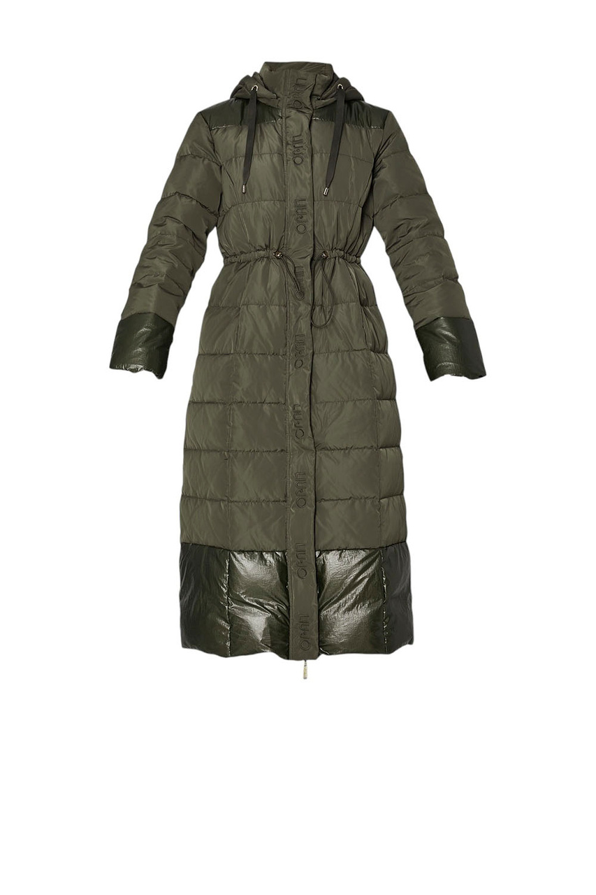 Пальто стеганое с капюшоном|Основной цвет:Хаки|Артикул:TF3011T3552 | Фото 1