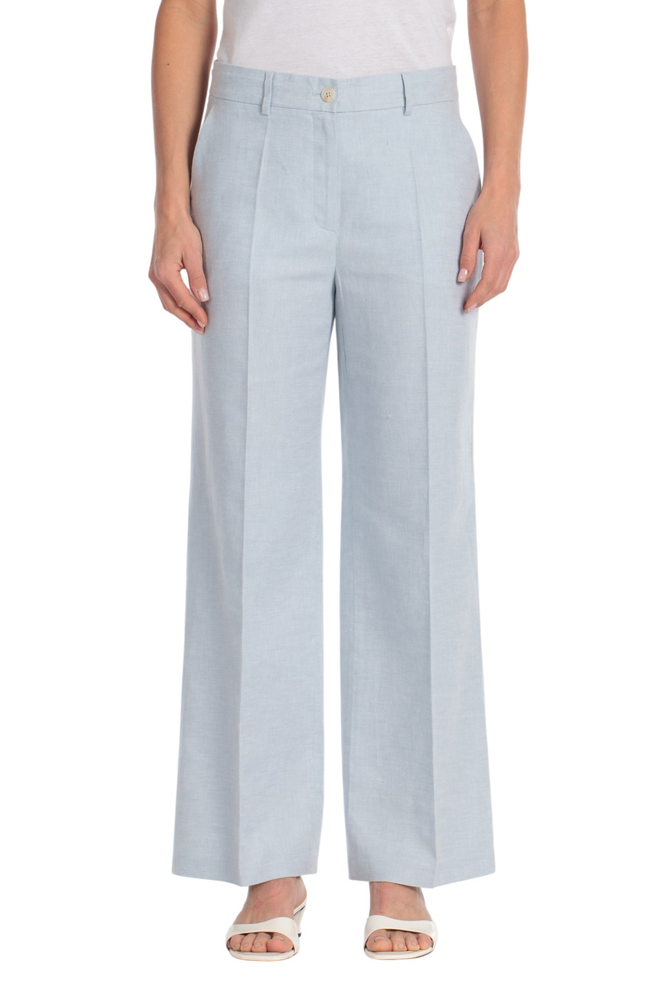 Женский Gerry Weber Брюки из хлопка и льна (цвет ), артикул N67700 | Фото 3