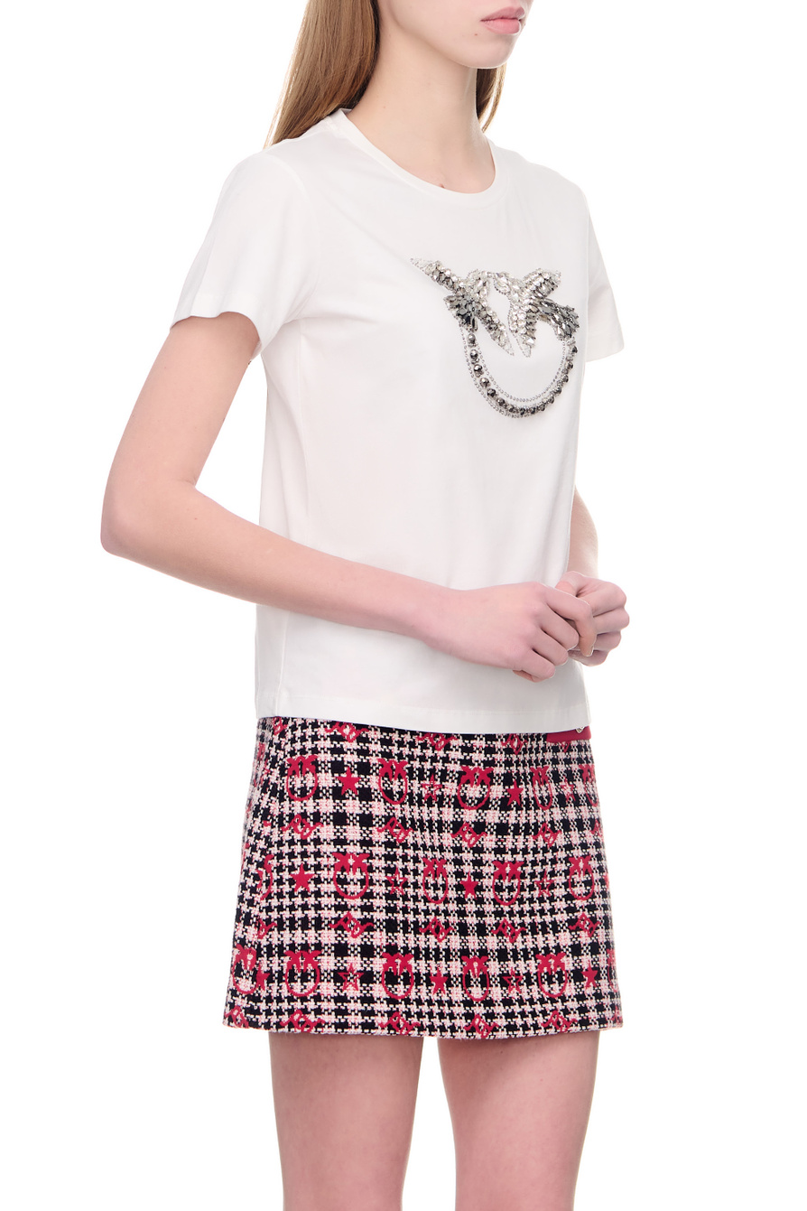 Pinko ❤ женская футболка quentin со стразами со скидкой 41