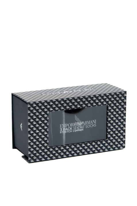 Emporio Armani Набор носков из эластичного хлопка ( цвет), артикул 302402-1A283 | Фото 2