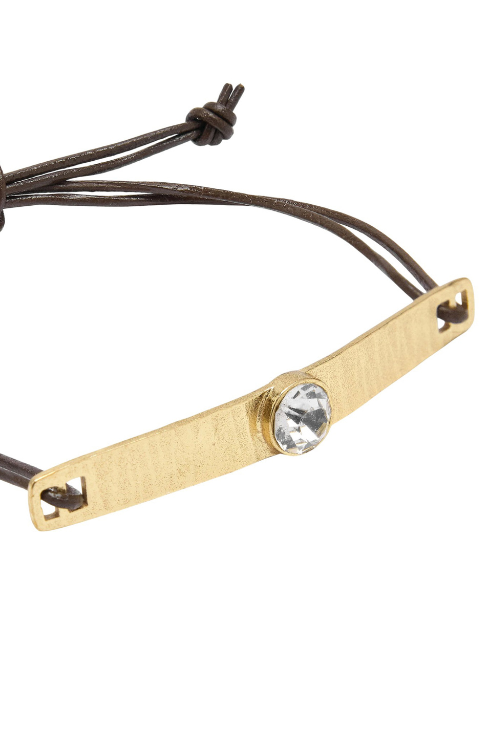 Браслет из натуральной кожи с камнем|Основной цвет:Золотой Женский Parfois Браслет из натуральной кожи с камнем (цвет ), артикул 234898 | Фото 2