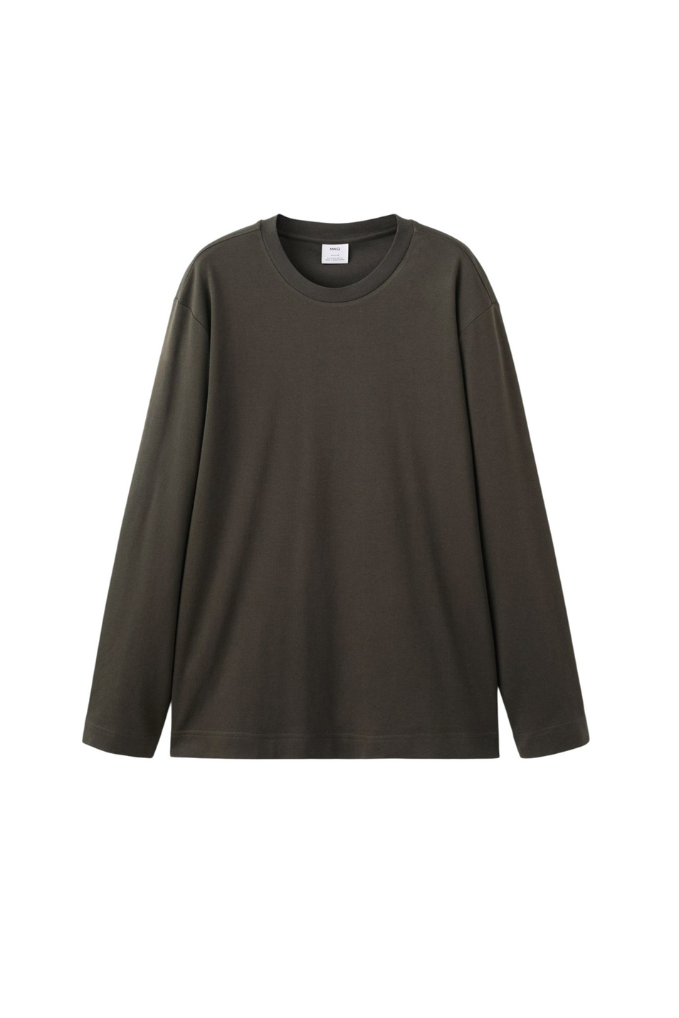 Мужской Mango Man Лонгслив GARETH из хлопка (цвет ), артикул 27061254 | Фото 1