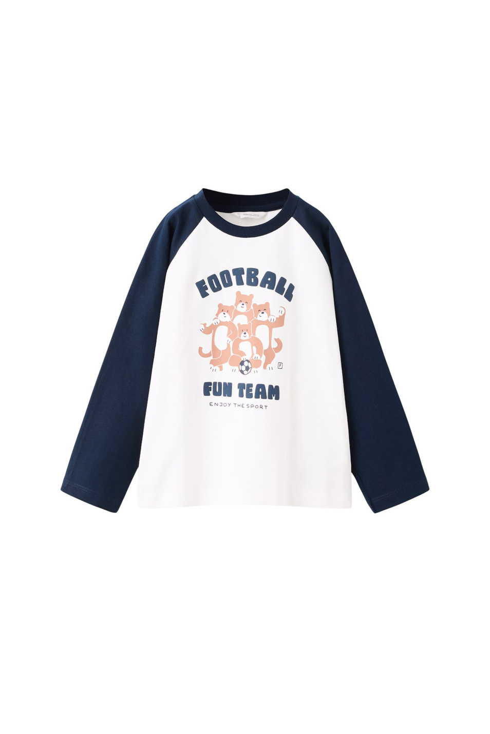 Мальчикам Mango Kids Лонгслив DTEAM с принтом (цвет ), артикул 27091260 | Фото 1