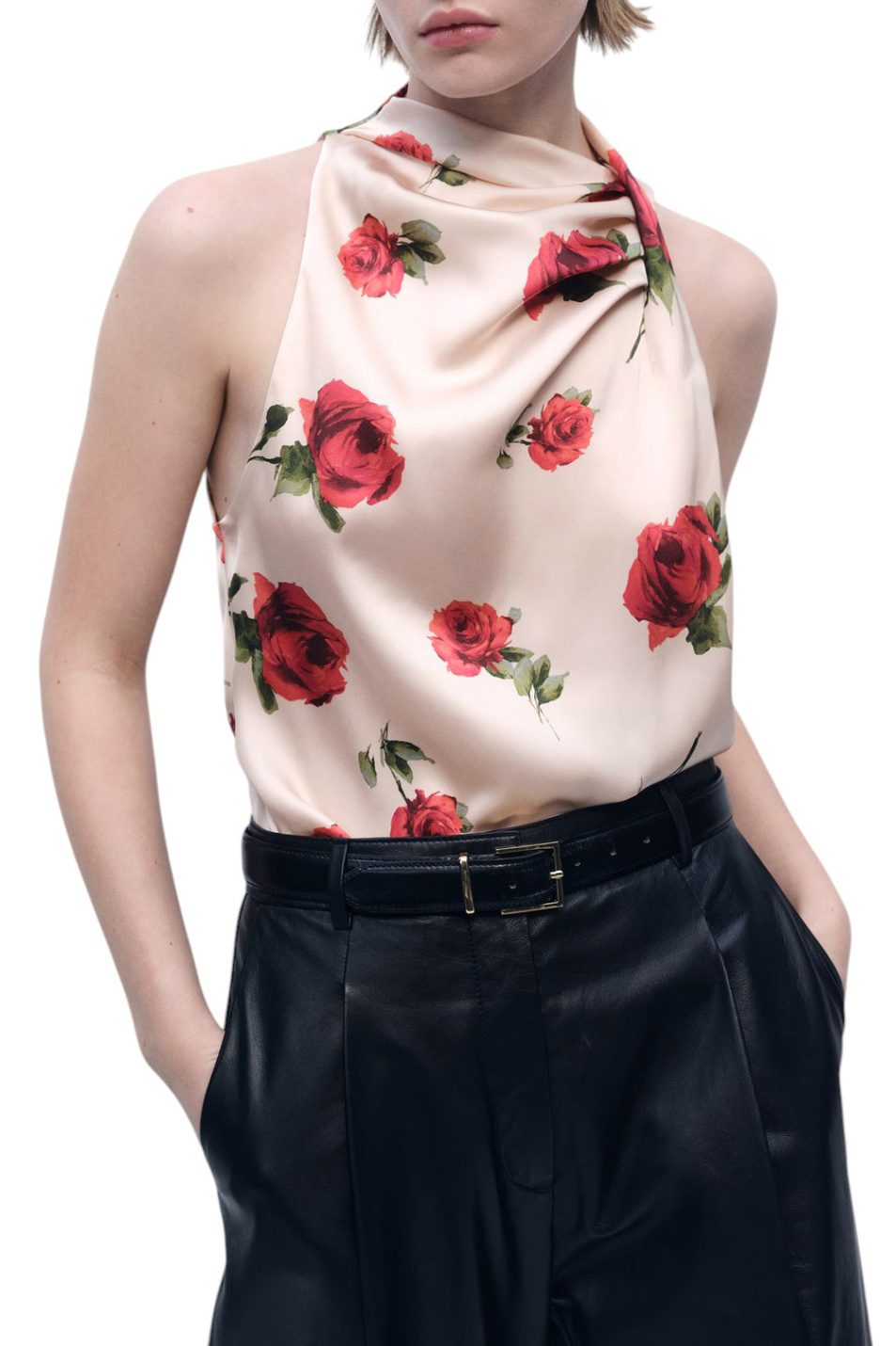 Женский Mango Блузка ROSE с принтом (цвет ), артикул 87066372 | Фото 3
